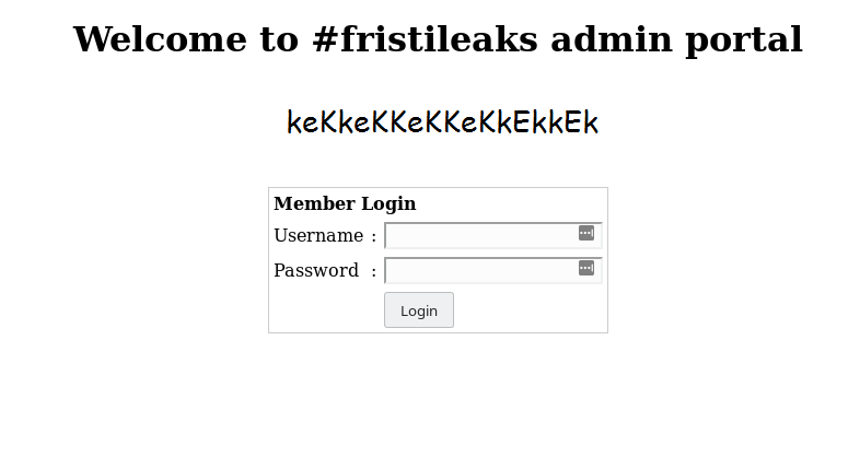 FristiLeaks 01